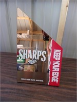 Sharps Mirrored Display Sign