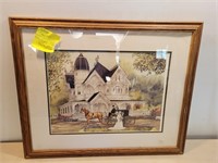 Walter Campbell Signed Print Victorian Wedding