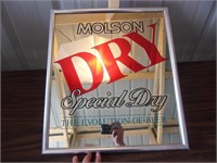 NOS Molson Dry Mirror
