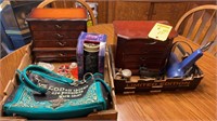 (2) Jewelry Boxes, Purse & More