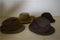 4 Hats Leather Size Large, Biltmore 6 ¼,