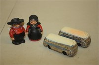 Vintage Metal Buss Salt & Pepper &