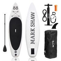 NEW MARKSHAW 10' INFLATABLE PADDLE BOARD W PUMP