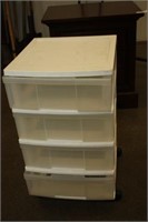 4 Drawer Storage Container on Wheels