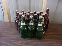 18 Resealable Beer Bottles - Most Grolsch