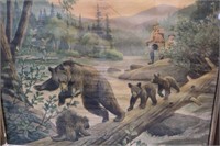 Classic vintage bear print Philip Goodwin