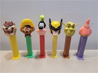 6 Various PEZ Characters