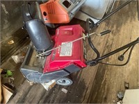 Red Craftsman Electric Snow Blower
