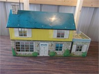 Vintage Marx Tin Doll House