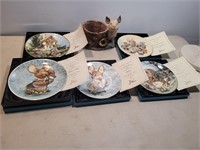 Decor Collector Plates with Certificate+ Piggy