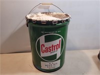 Vintage Castrol 5 Gallon Metal Bucket