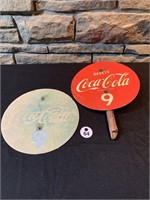 Pair of Coca Cola Advertisements