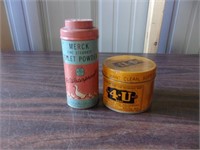 Vintage Toiletry Cans