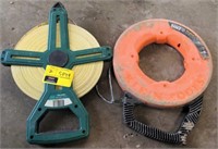300' tape measures and chalk line tool bidding on