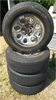 6 Lug Chevy Wheels and Tires 245/70 R17