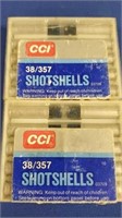 2 Packs 38/357 Shot Shells 20 Total