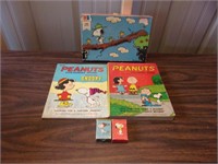 Vintage Snoopy Puzzle, Color Book & Cards