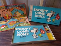 Vintage Snoopy Come Home Board Game