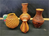 Woven vases