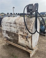 Fuel drum with Fill-Rite Model FR700 Pump. Drum