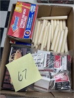 LOT OF MATCHES AND CANDLES