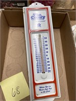THE COUNTY FEDERAL CREDIT UNION THERMOMETER