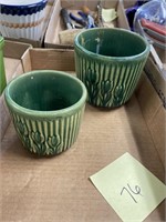 2 PLANT POTS MARKED 266