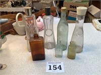 Assorted Glass Bottles