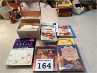 Assorted Cook Books and  Recipe Cards