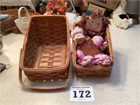 2 Baskets and Dolls