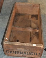 Wooden crate 1957