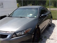 2009 Honda  Accord ex gray no keys Title