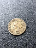 1876 Indian Head Penny Coin