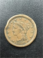 1856 Liberty Head Large Cent Coin