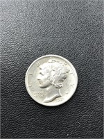 1923 Mercury Silver Dime Coin