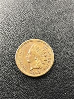 Rare 1863 Copper Nickel Indian Head Penny Coin