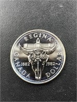 1982 Canada Proof Silver Dollar Coin