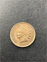 1901 Indian Head Penny Coin