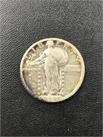 1924 Standing Liberty Silver Quarter coin