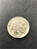 1927 Buffalo Nickel error coin - clipped planchet