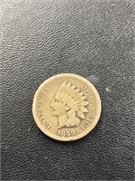 1859 Copper Nickel Indian Head Penny Coin