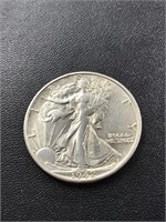 1942-S Walking Liberty Silver Half Dollar Coin