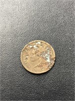 1872 Indian Head Penny Coin