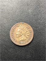 1875 Indian Head Penny Coin