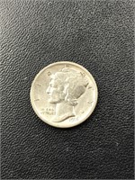 1916 Mercury Silver Dime Coin