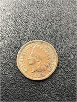 1886 Type 2 Indian Head Penny Coin