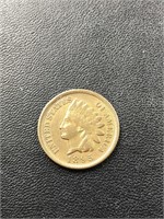 1895 Indian Head Penny Coin