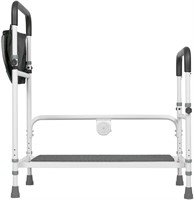 ELENKER Step Stool with Handicap Grab Bars