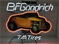 BF Goodrich T/A Tires Neon Sign. Tested Working