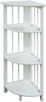 Casual Home Corner Bookcase, White (See Pictures)